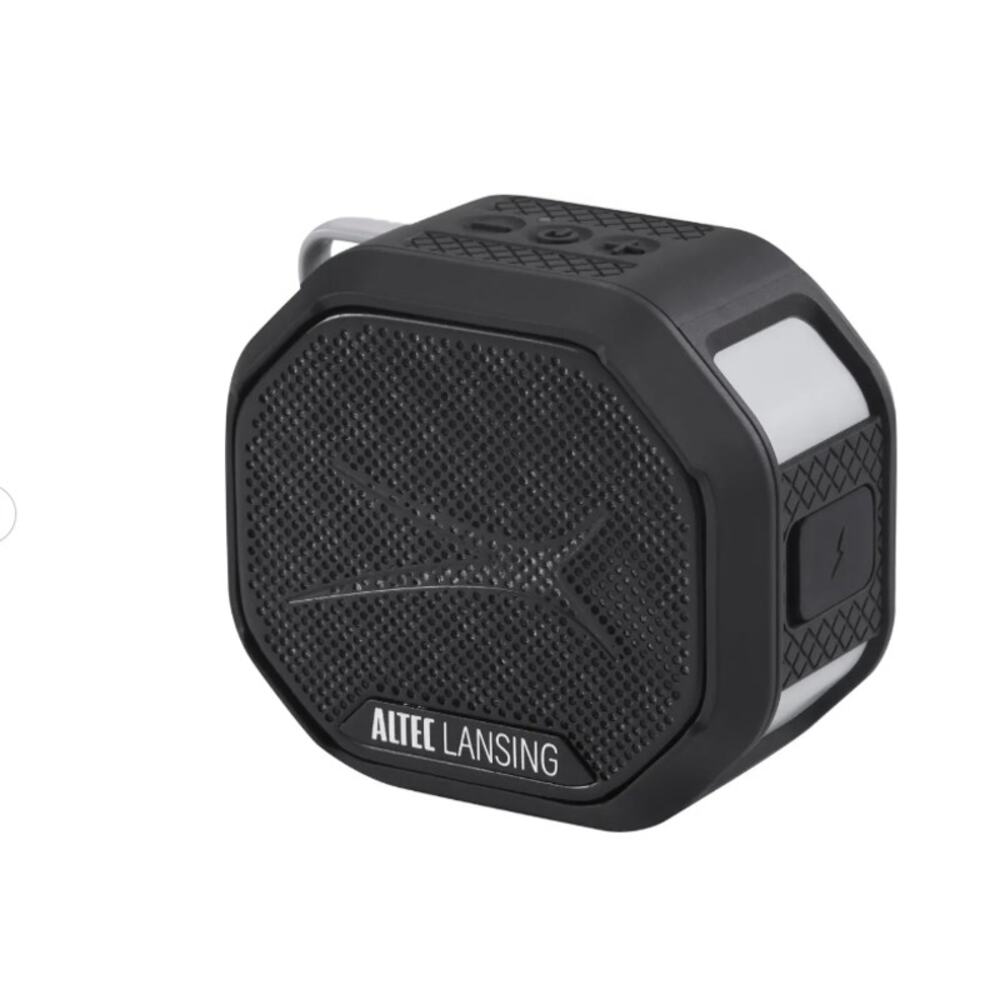 Altec Lansing - Bluetooth HydraTrek 2.0 EverythingProof Portable Speaker - Black - Picture 2 of 3
